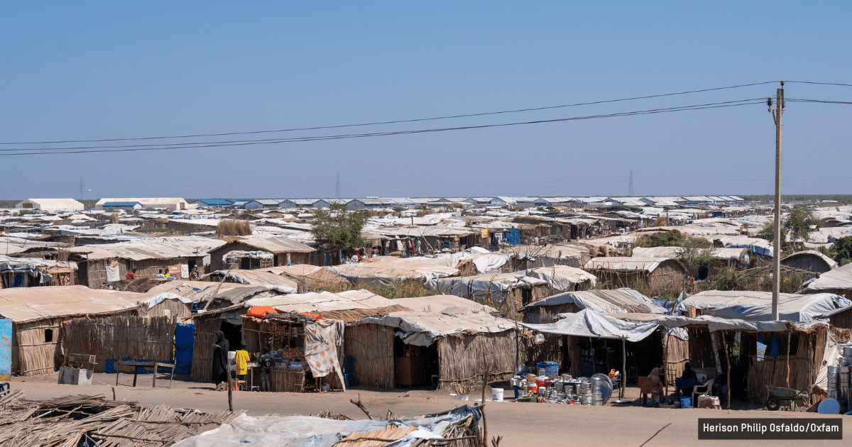 Camp de réfugiés au Sudan du Sud