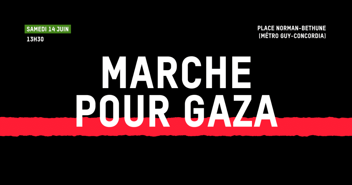 marche pour gaza
