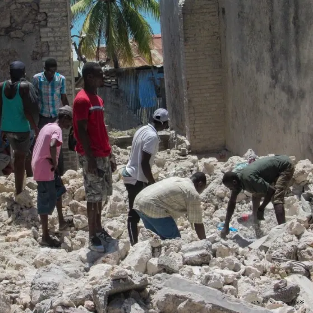 bâtiment détruit après le séisme du 14 août 2021 en Haïti